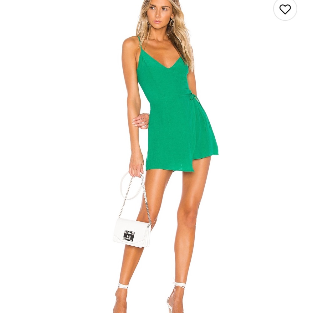 New Green superdown romper
